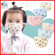 Khẩu trang 3D xuất Hàn với 4 lớp chống bụi cho bé [Có nút chỉnh quai đeo]